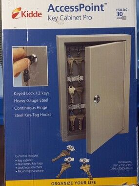 Kidde AccessPoint Key Cabinet Pro in Beige - Secure Key Storage